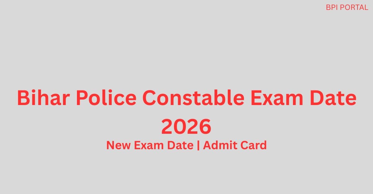 "Bihar Police Constable Operator 2026 Notification Advt 02/2026"