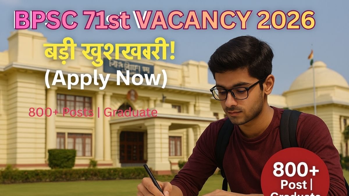 BPSC 71st Notification 2026 Details