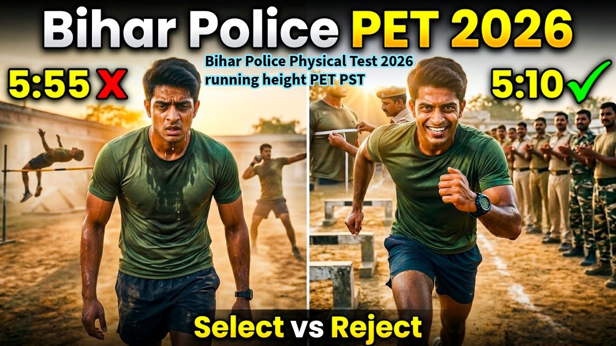 Bihar Police Physical Test 2026 running height PET PST
