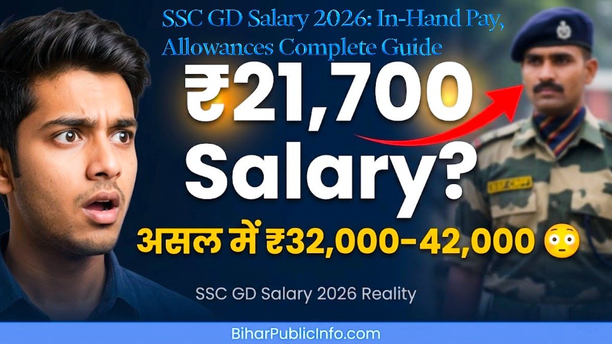 SSC GD Salary 2026 In-Hand Pay Complete Guide